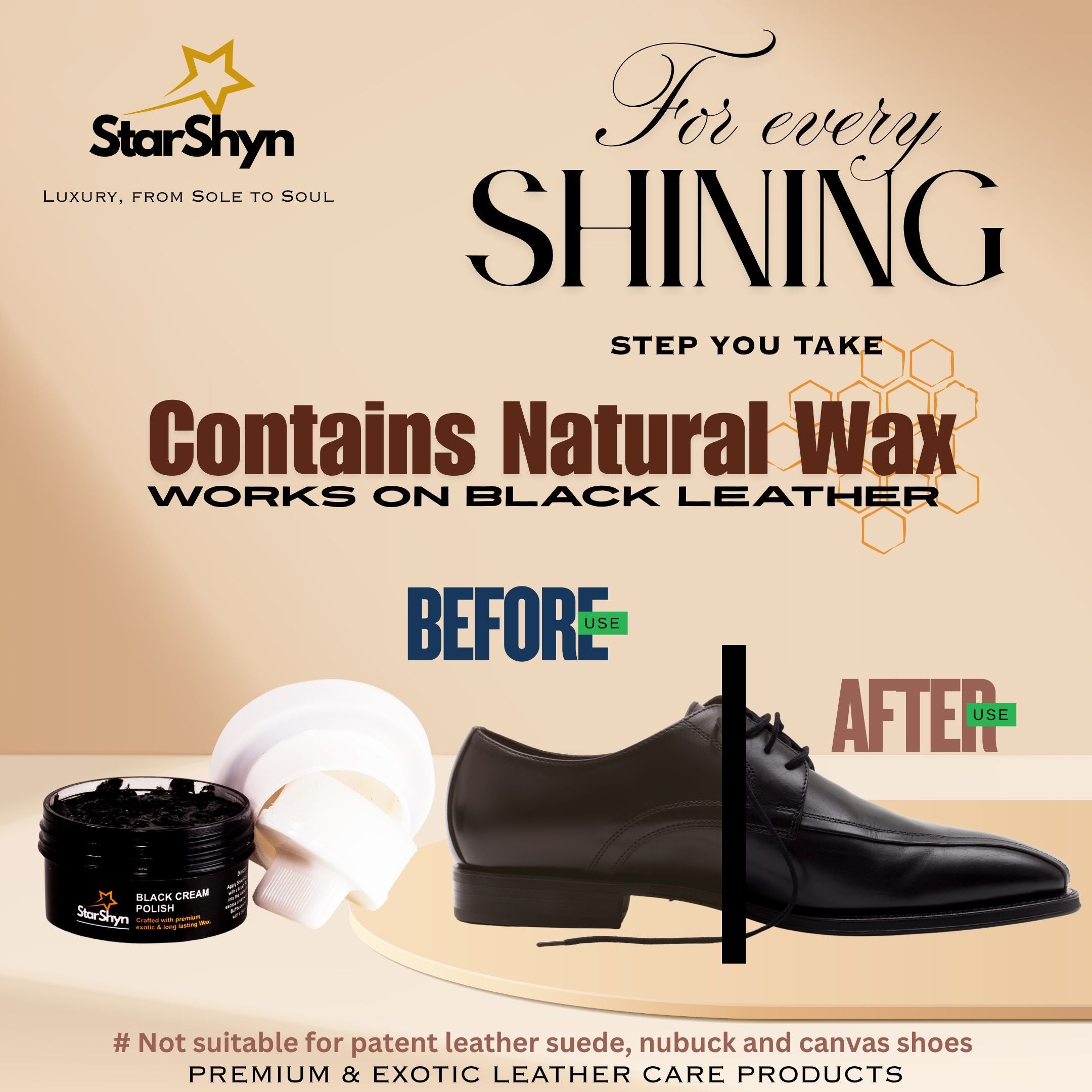 BLACK SHOE CREAM POLISH