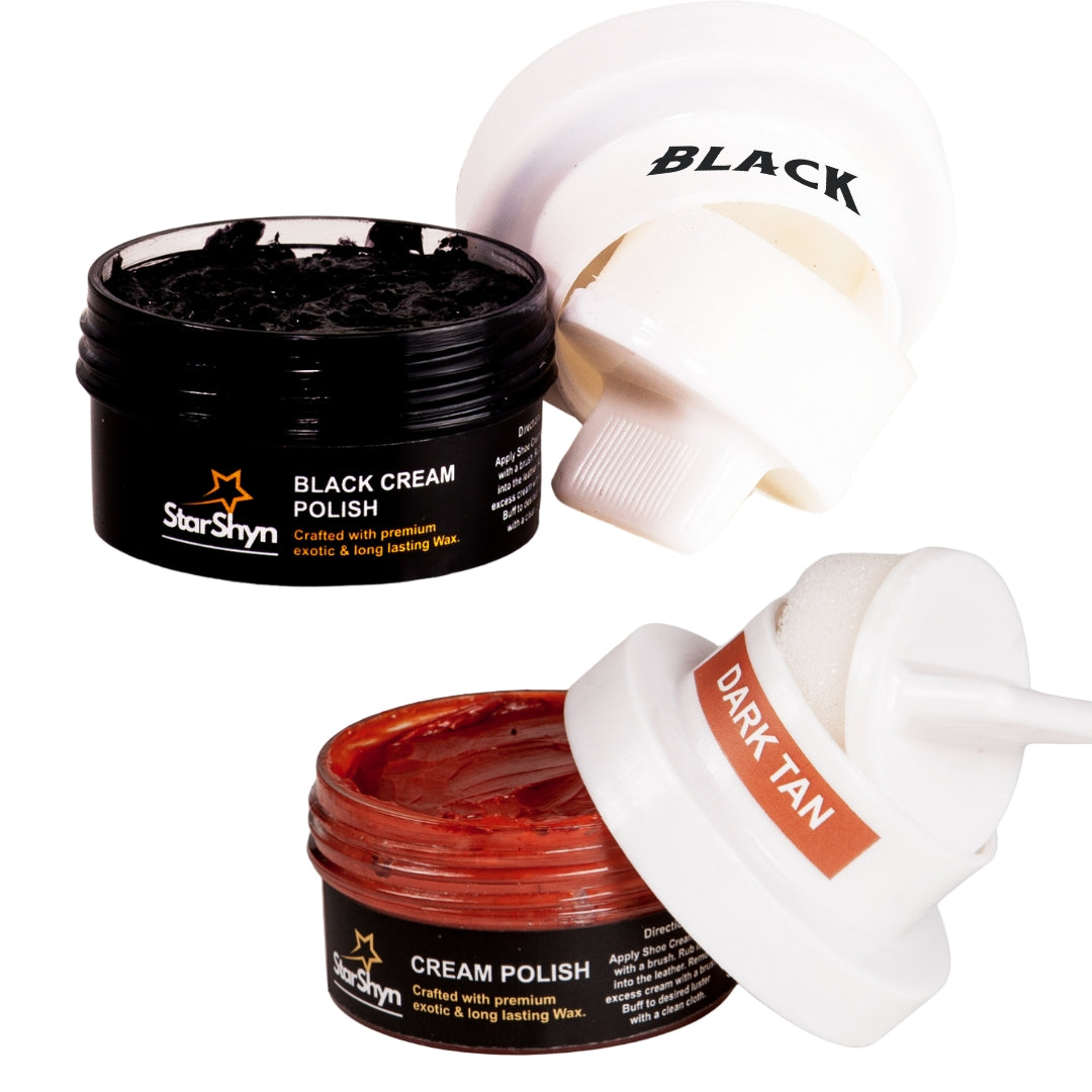 Combo Black and Dark Tan with applicator