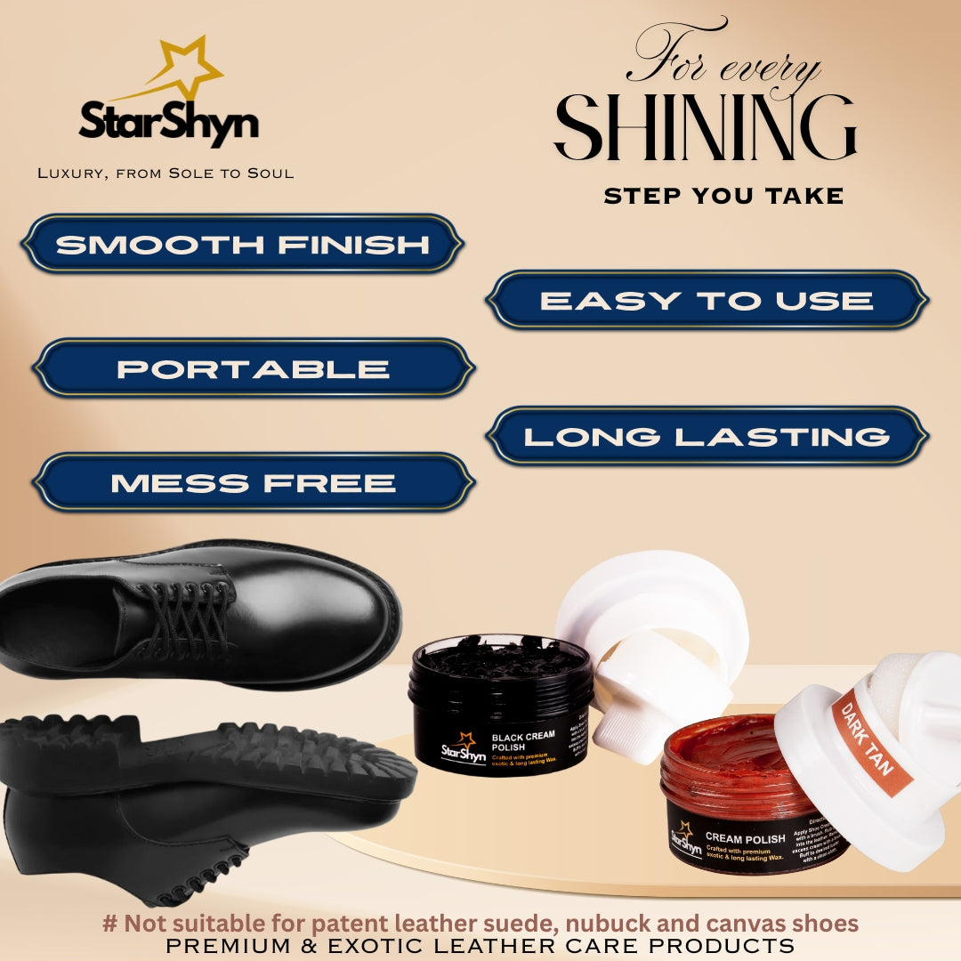 Combo Black and Dark Tan with applicator